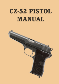 CZ-52 PISTOL MANUAL